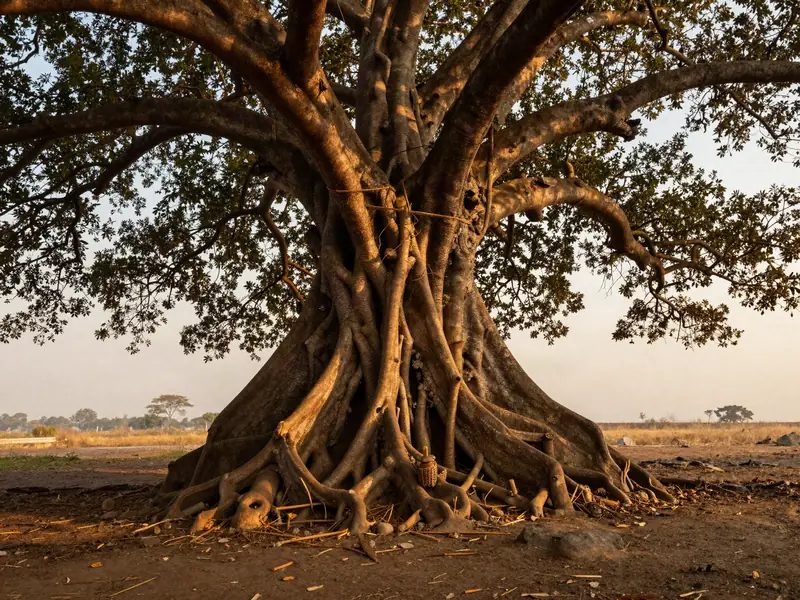 Parijat tree of Kintoor, Barabanki (illustration)
