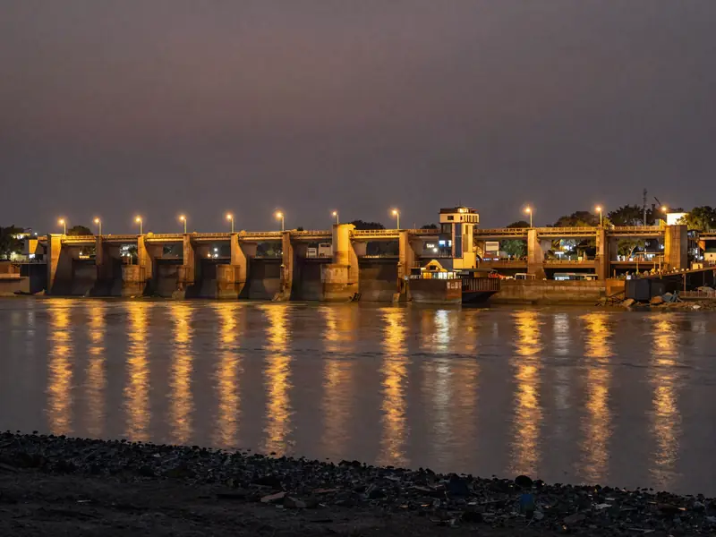 Ganga barrage, Kanpur Nagar (illustration)